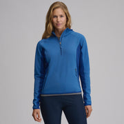 Women's Pursuit Performance Fleece 1/2-Zip Pullover - Dk Chambray