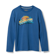 Boys Graphic Long-Sleeve T-Shirt - LAKE