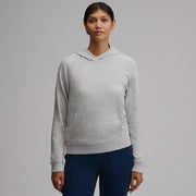 Women's Waverly Cotton Slub Hoodie - Light Hthr Gray