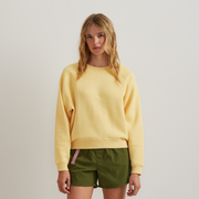 Women's Vintage Soft Crew Sweatshirt - Yellow