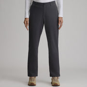 Women's Flannel Lined Cotton Pants - Carbon
