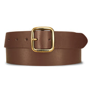 Women's Center Bar Leather Jean Belt - Tan