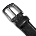 Men's Classic Feather Edge Leather Belt