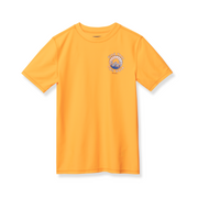 Boys Sea Spray Rashguard Tee - BRIGHT ORANGE