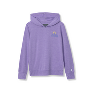 Girls Sea Spray Hooded Shirt - LAVENDER