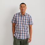 Men's Short-Sleeve Pack It 3.0 Seersucker Shirt