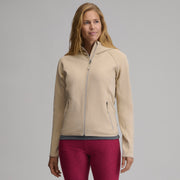 Women's Pursuit Performance Fleece Full-Zip Jacket - Jute