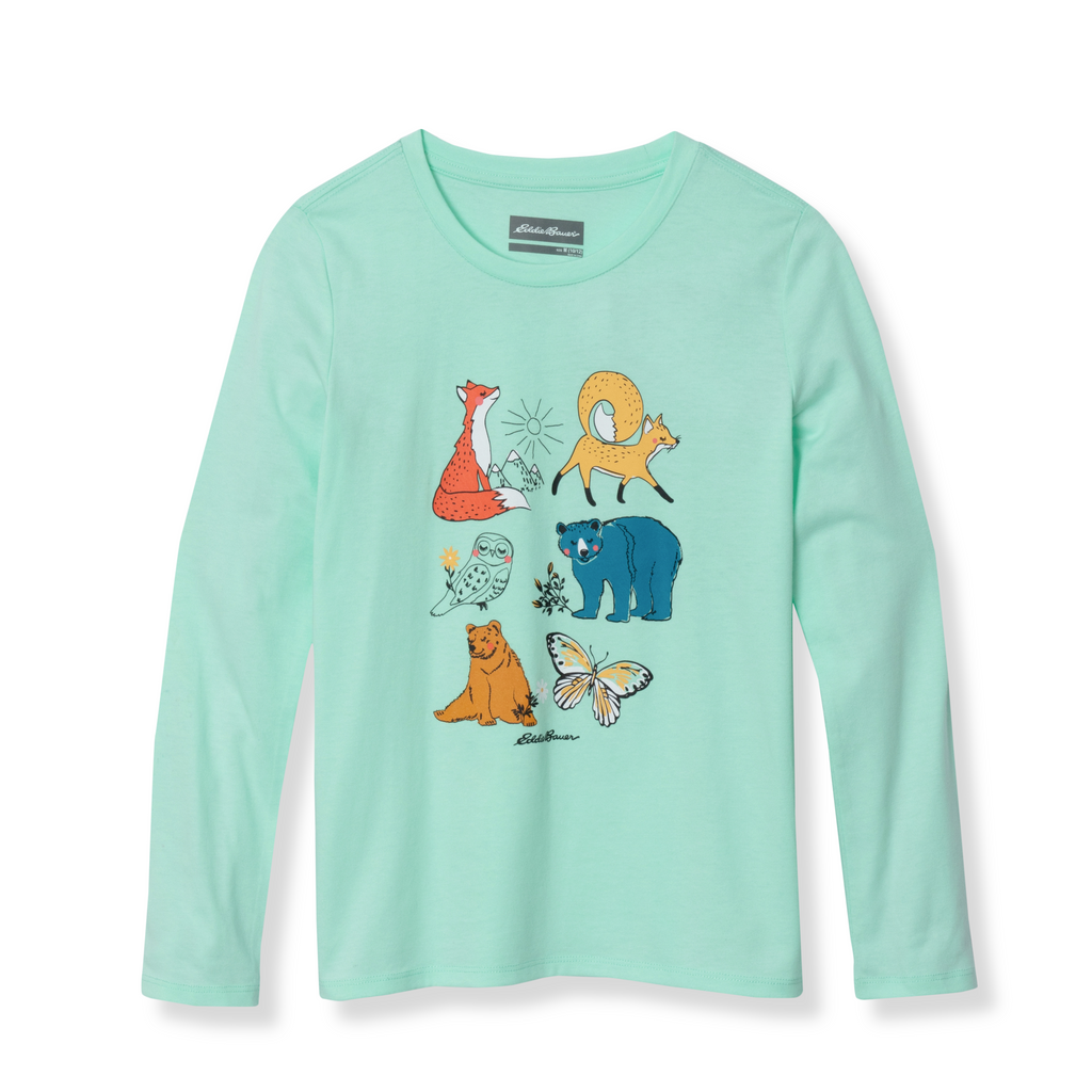 Girls Graphic Long-Sleeve Tee
