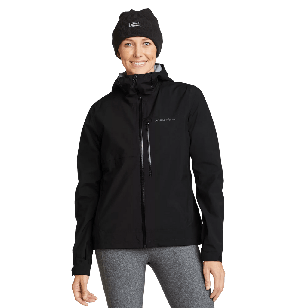 Women's Cloud Cap 3L Waterproof Stretch Hooded Rain Jacket