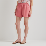 Women's Rio Textured Shorts - Desert Pink