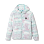 Kids Quest Fleece Plush Hooded Jacket - Print - PLACID BLUE