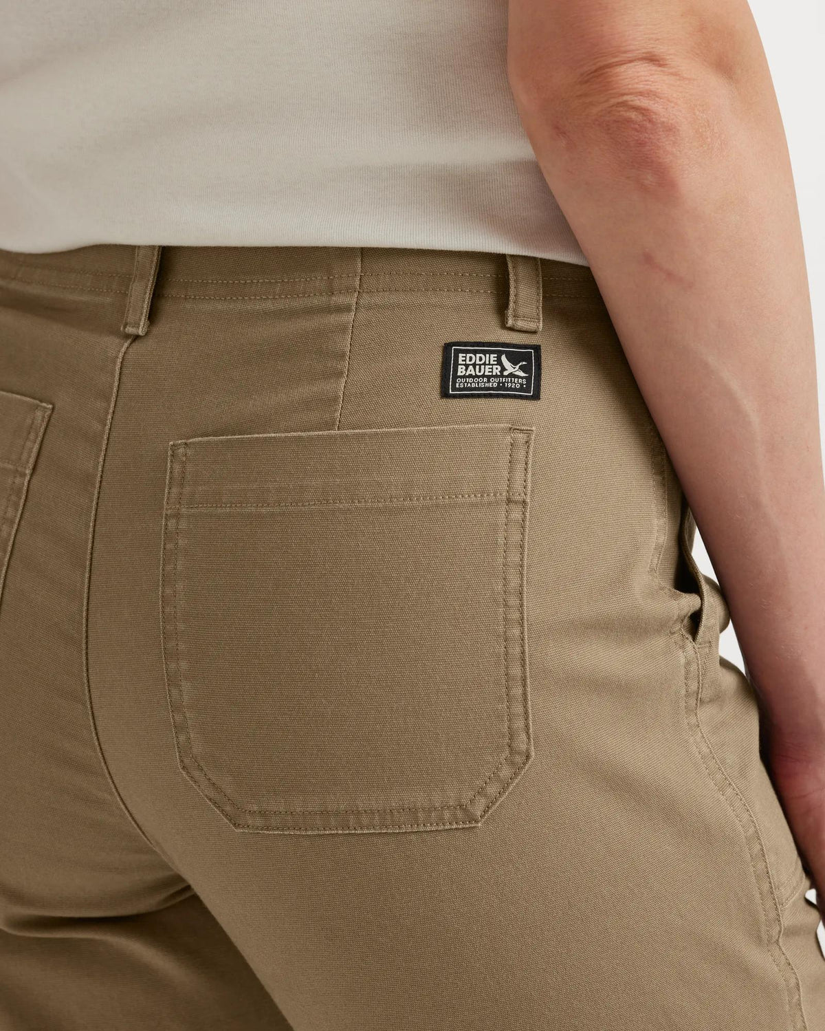 Women's Utility Stretch Canvas Kick Cropped Pants