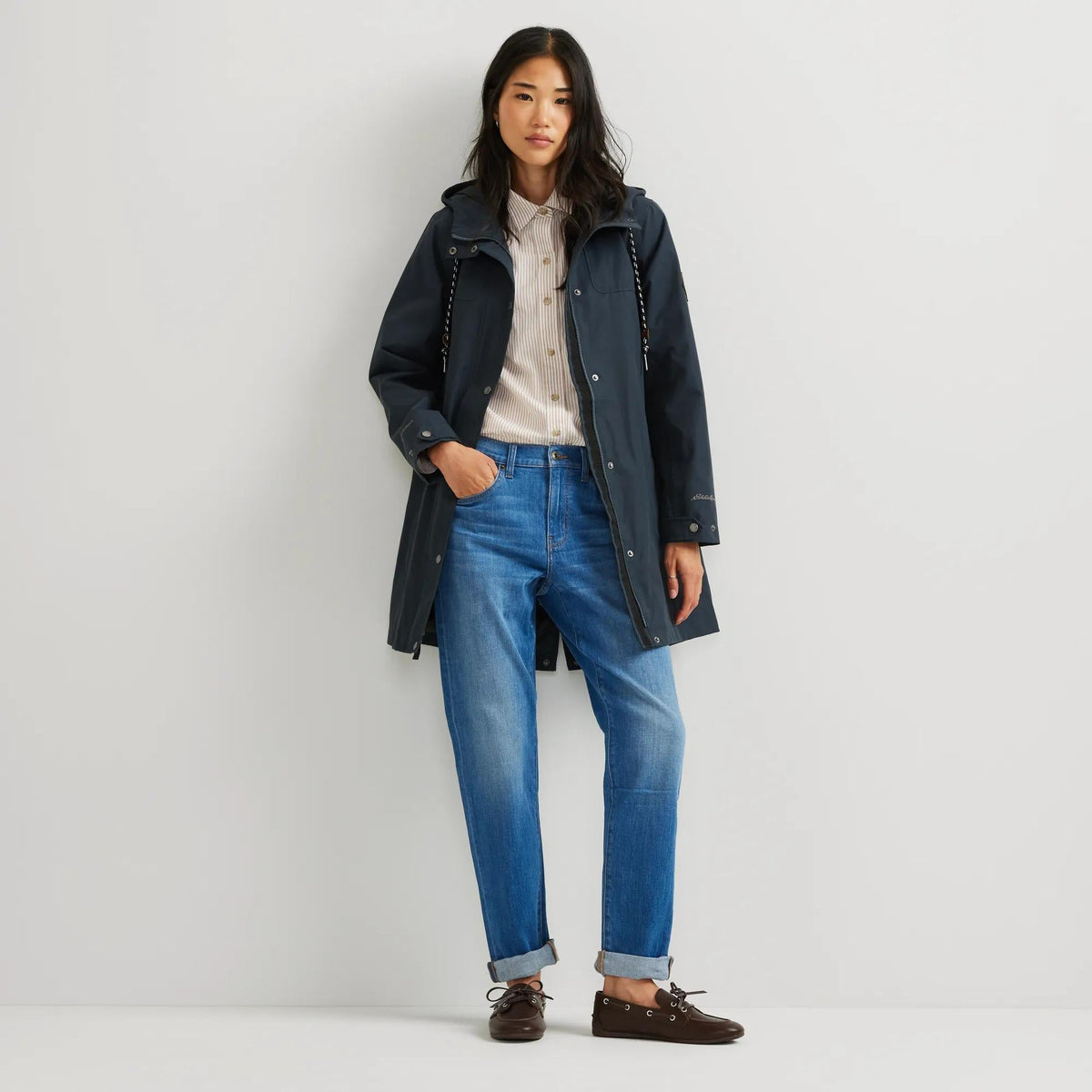 Women's Boyfriend Mid-Rise Slim Fit Jeans