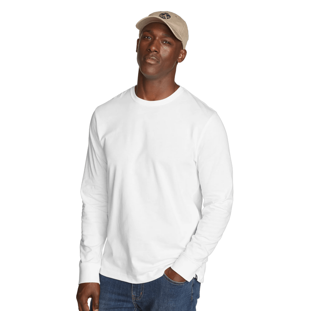 Men's Legend Wash 100% Cotton Long-Sleeve Classic T-Shirt