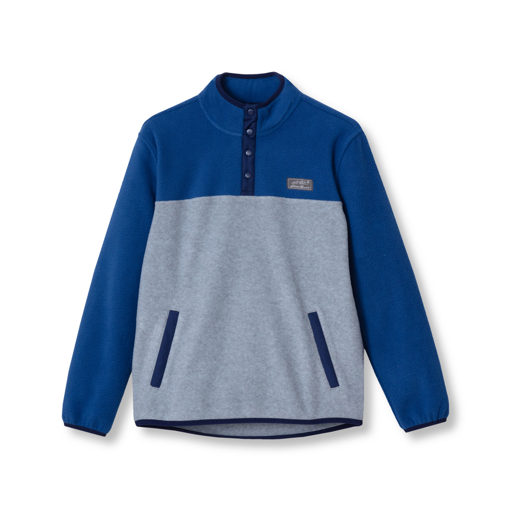 Boys Quest Fleece Snap Neck