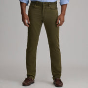 Men's Stretch Terry 5-Pocket Pants - Deep Olive