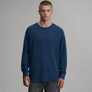 Men's Plaited Waffle Thermal Crew - Brook