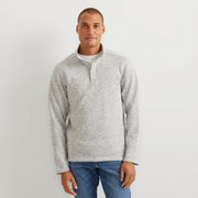 Men's Radiator Fleece 2.0 Snap Mock Pullover - Lt Gray