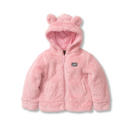 Toddler Quest Fleece Plush Hooded Jacket - PALE PINK