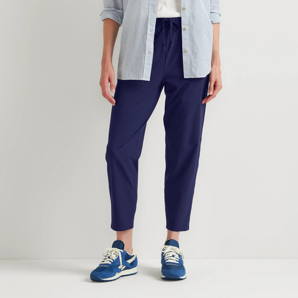 Women's Departure Stretch Tie-Front Ankle Pants