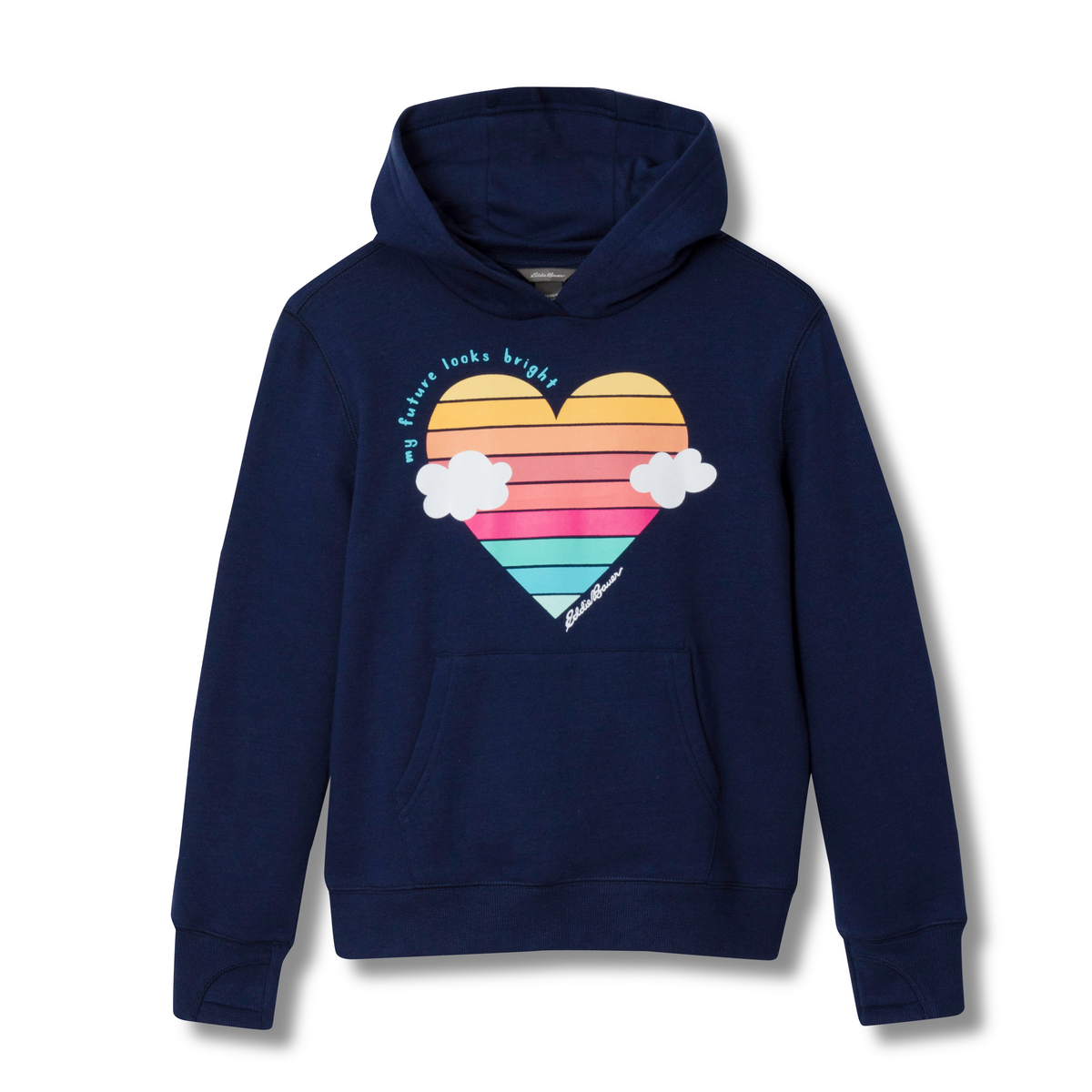 Girls Graphic Camp Fleece Hoodie
