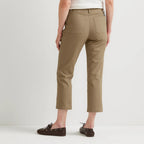 Women's Utility Stretch Canvas Kick Cropped Pants