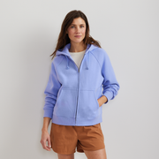 Women's Vintage Soft Full-Zip Hoodie - Dusty Lavendar