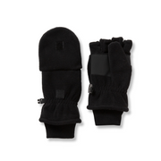 Kids Quest Fleece Convertible Mittens - BLACK