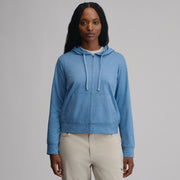 Women's Long-Sleeve Train Ascent Full-Zip Hood Pullover - Cascade