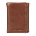 EB Signature Logo Leather Trifold Wallet
