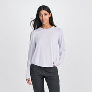 Women's Solarfoil® Long-Sleeve Pullover - Print - Orchid