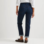 Women's Boyfriend Mid-Rise Slim Fit Jeans