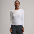 Women's Softline Rib Long-Sleeve Crew