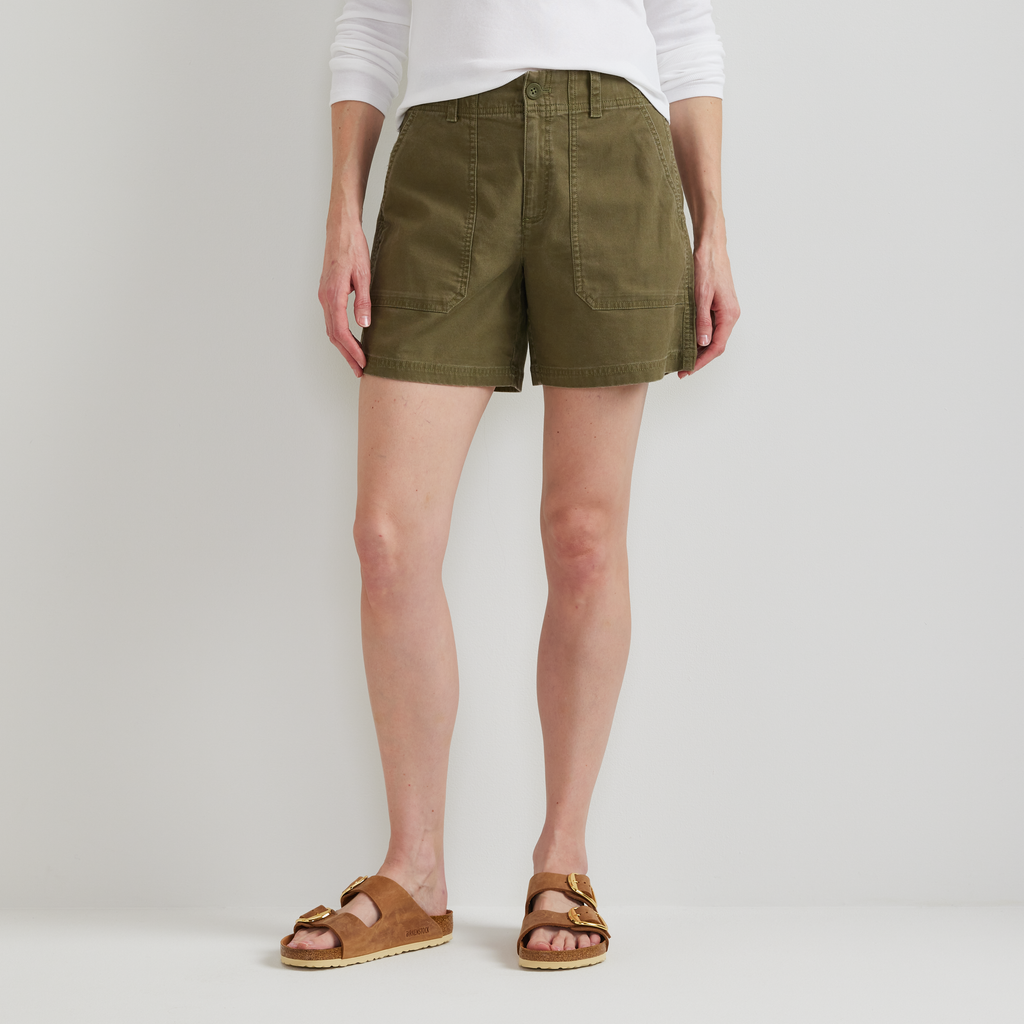 Women's Canvas Utility Shorts
