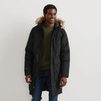 Men's Superior Down Waterproof Hooded Stadium Coat