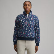 Women's Authentic Outdoor Fleece 1/4-Zip Mock Pullover - Print - Brook