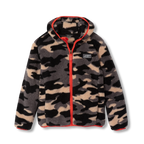 Kids Quest Fleece Plush Hooded Jacket - Print