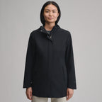 Women's Cloud Cap Waterproof Stretch Hooded Rain Parka
