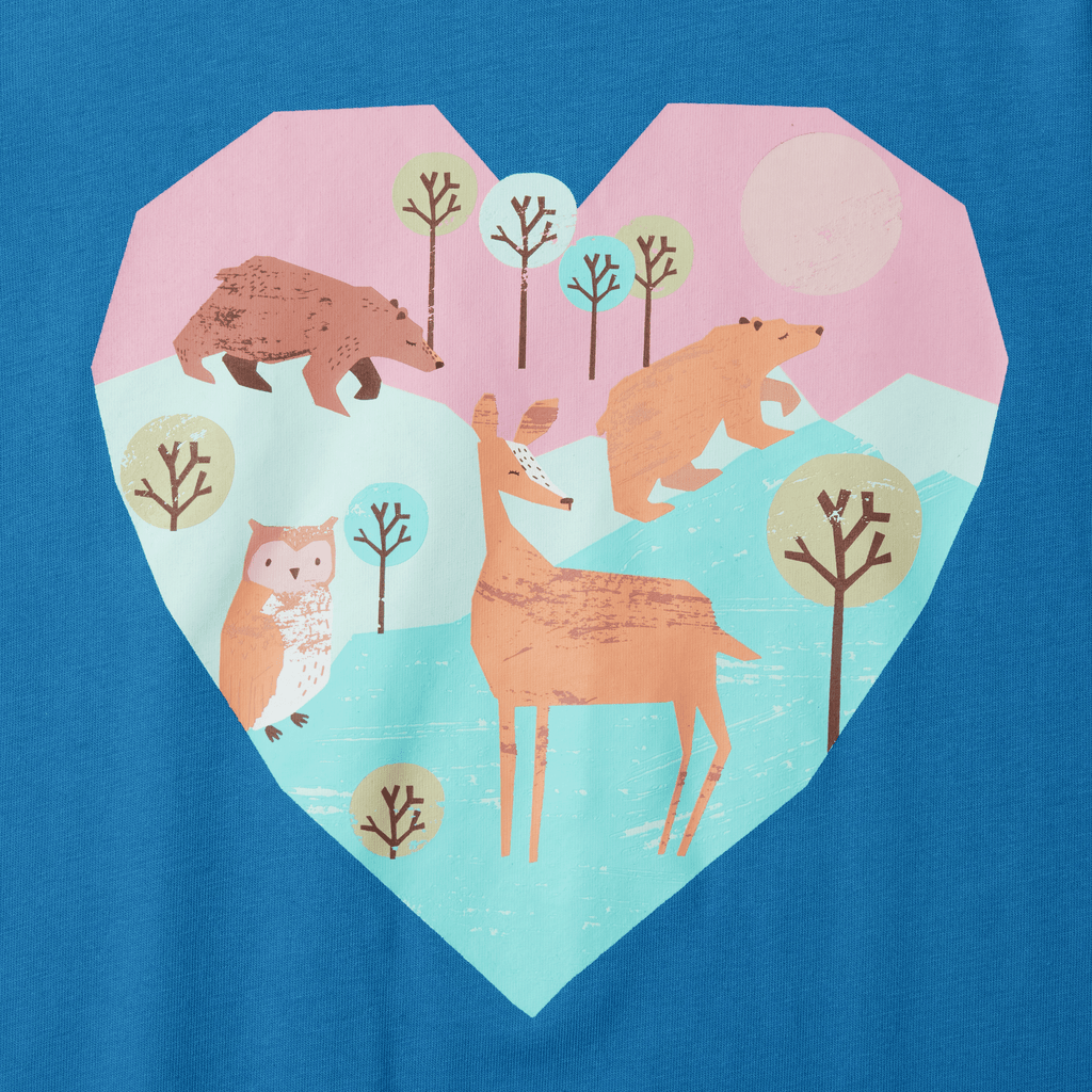 Girls Graphic Long Sleeve Tee