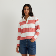 Women's Rugby Polo Shirt - Tangelo