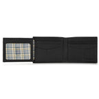 EB Signature Logo Leather Flip Id Bifold Wallet