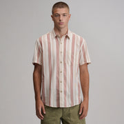 Men's Baja Short-Sleeve Shirt - Print - Lt Ivory