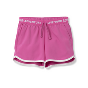 Girls Trail Active Shorts - SUPER PINK