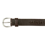 Women's Center Lacing Detailed Leather Belt
