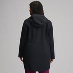 Women's Cloud Cap Waterproof Stretch Hooded Rain Parka