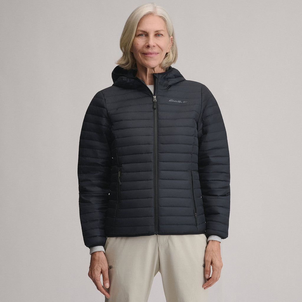 Women's Microlight Hooded Down Jacket