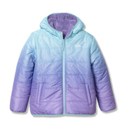 Girls Deer Harbor Reversible Hooded Jacket - DREAM BLUE