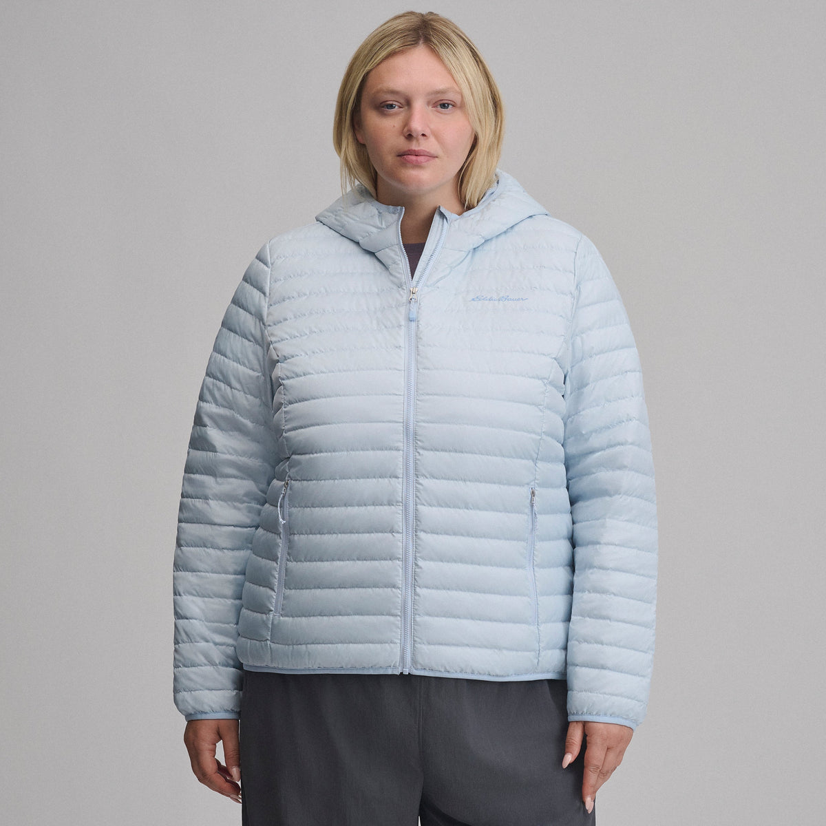 Women's Microlight Hooded Down Jacket