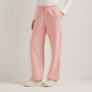 Women's Vintage Soft Relaxed Fit Wide Leg Sweatpants - Lt Berry