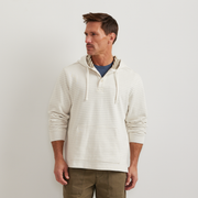 Men's Henley Hoodie - Ivory
